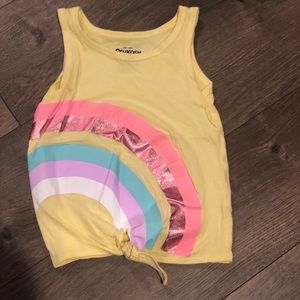 Cute toddler summer rainbow tie shirt!